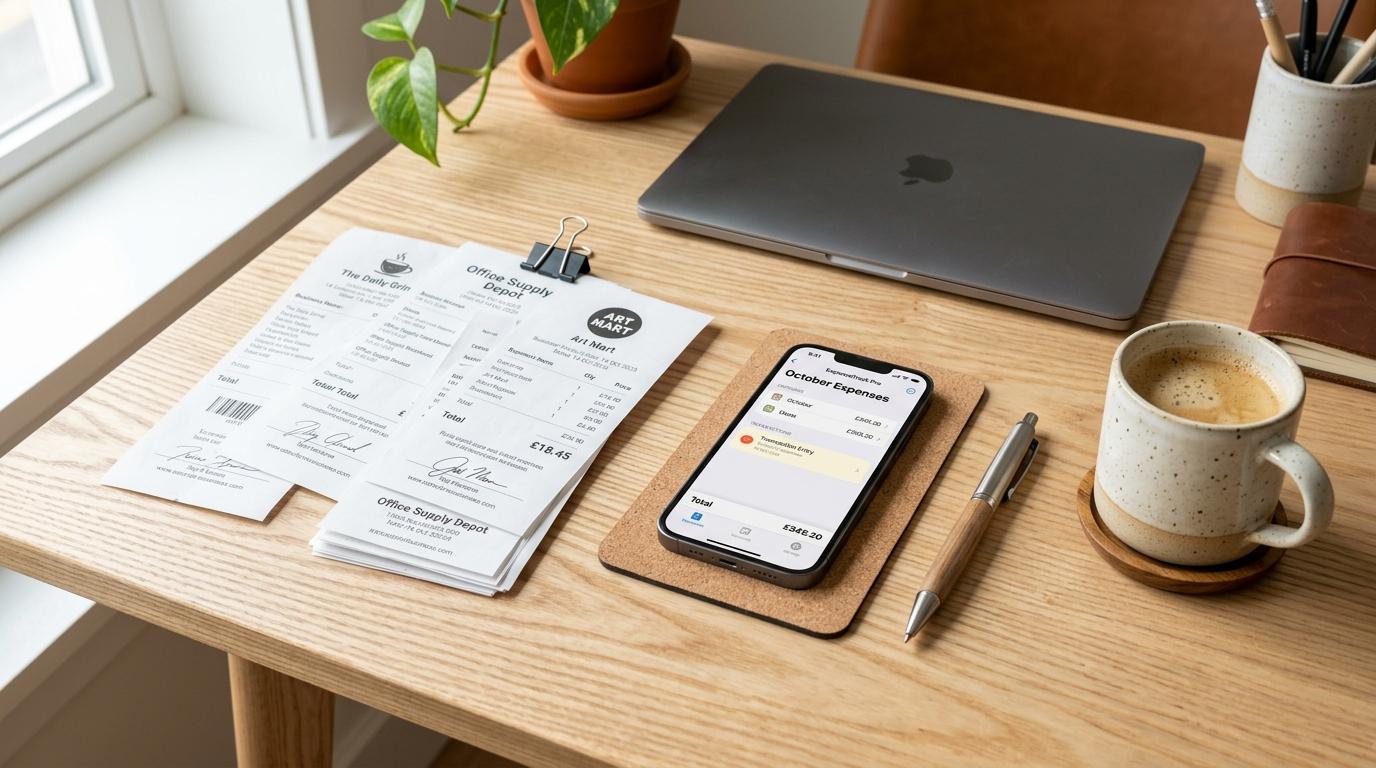 Receipt scanning workspace
